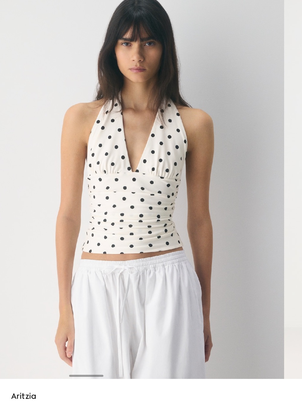 NWOT ARITZIA Smooth Matter™ Wylder Halter Top - Picture 2 of 6